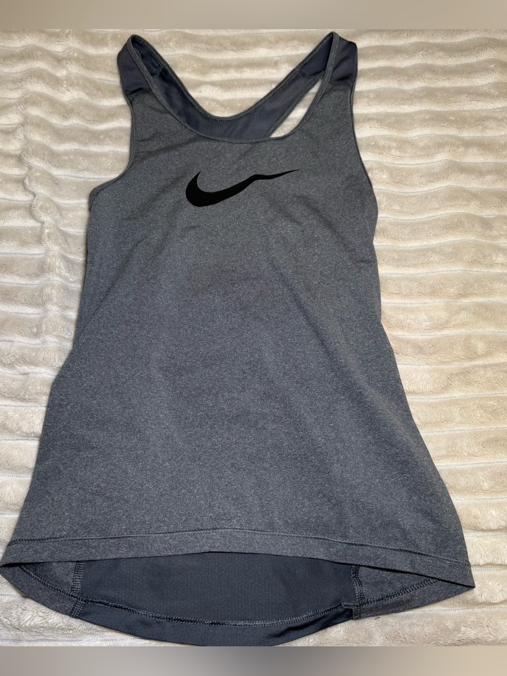 Nike Women's Gray Racerback Athletic Tank Top